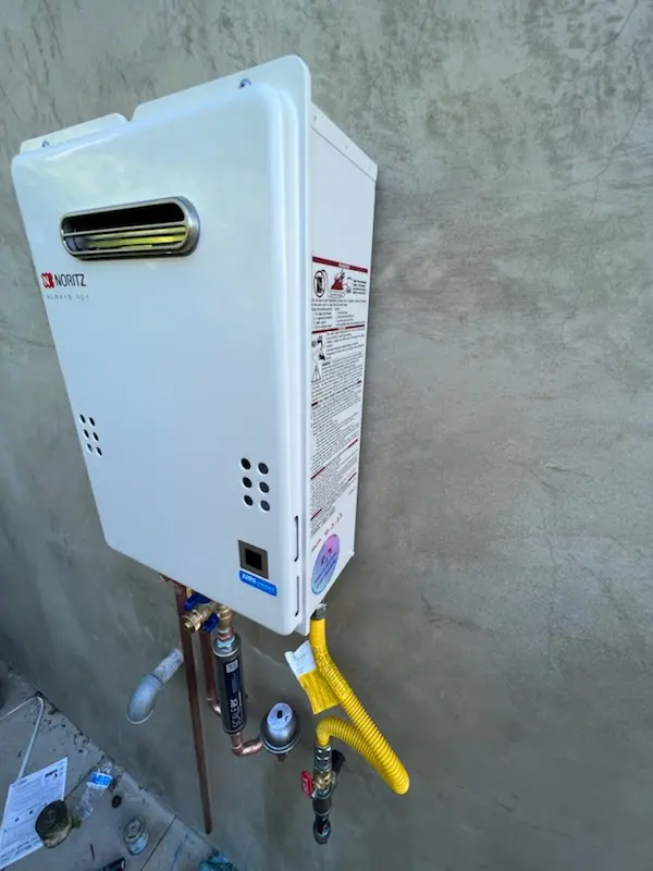 Tankless water heater installation for Bonadelle Ranchos homes